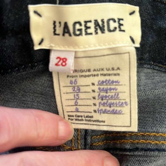 L'AGENCE Margot Skinny Jean size 28 $ 285.00 - Picture 5 of 6